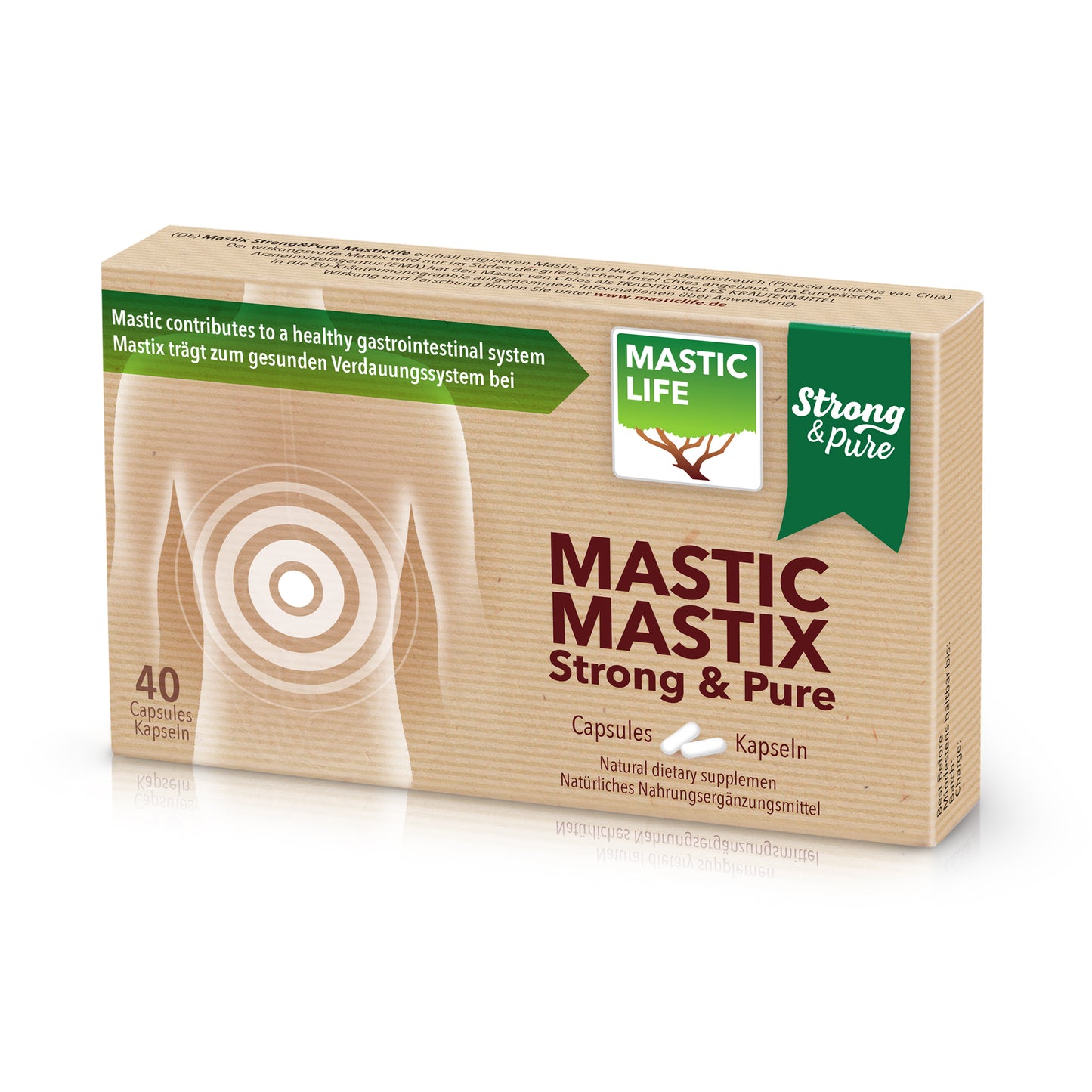 Mastyks Strong&Pure (40 kapsułek) Masticlife close