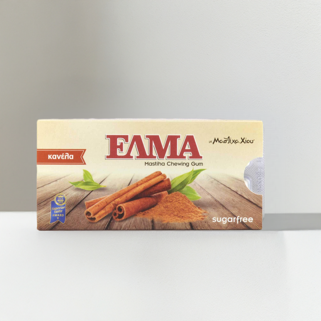 ELMA Cinnamon - Guma do żucia z mastyksem, bez cukru