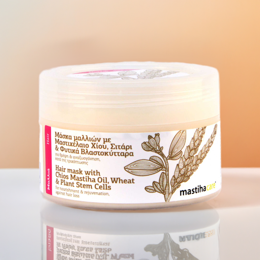Maska do włosów z mastyksem, pszenicą i roślinnymi komórkami macierzystymi