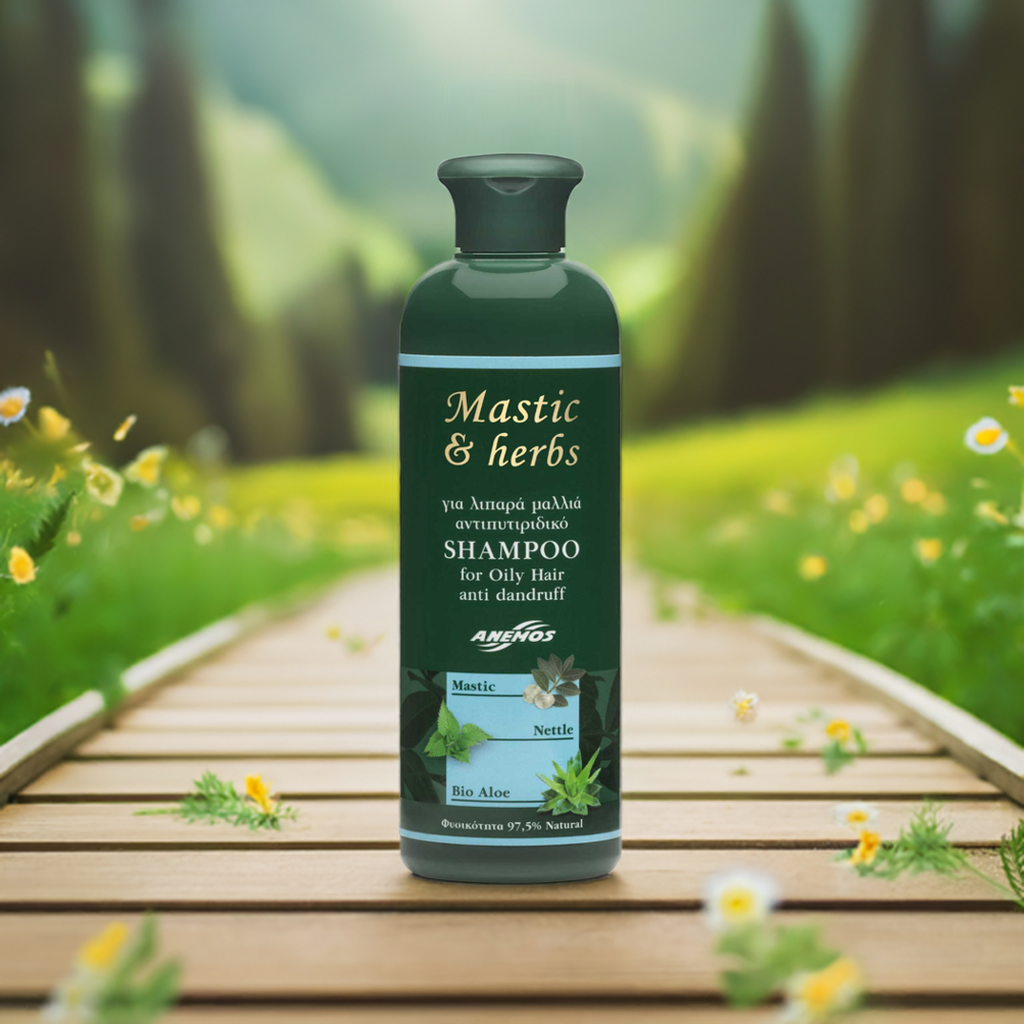 Szampon Mastic & Herbs przeciwłupieżowy do włosów przetłuszczających się 300 ml