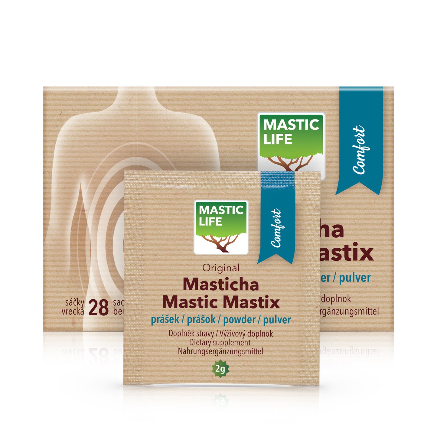 Mastyks Comfort (28 saszetek) Masticlife