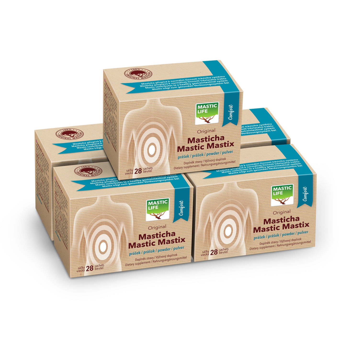 Mastic Comfort Economy Pack (140 saszetek) Masticlife