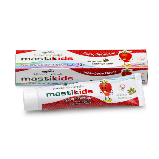 Pasta do zębów z mastyksem dla dzieci o smaku truskawkowym – Masticlife