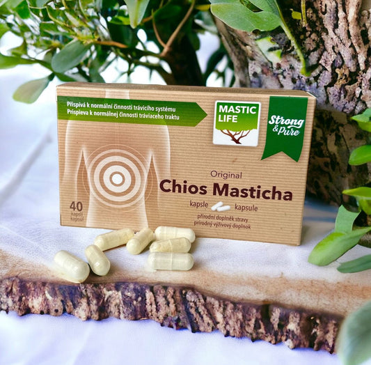 Guma mastyksowa z Chios – naturalne wsparcie trawienia