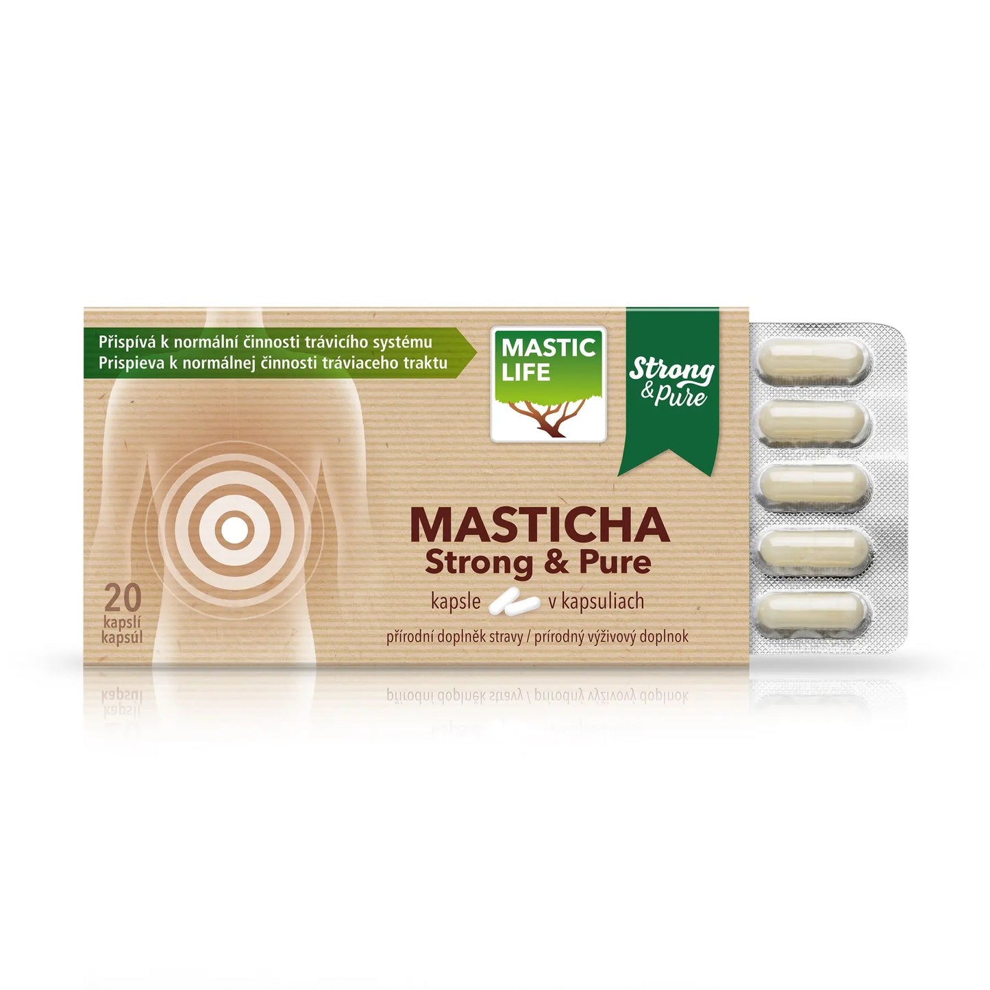 Mastyks Strong&Pure Mini Pack (20 kapsułek) Masticlife