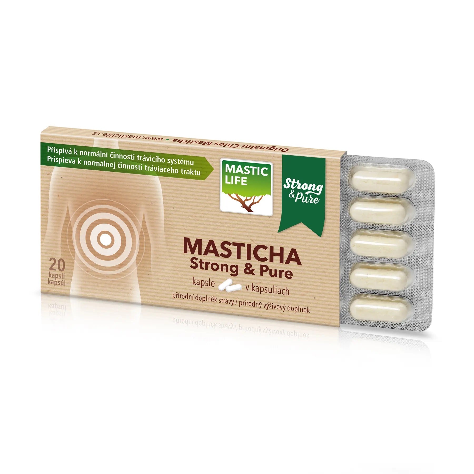 Mastyks Strong&Pure Mini Pack (20 kapsułek) Masticlife
