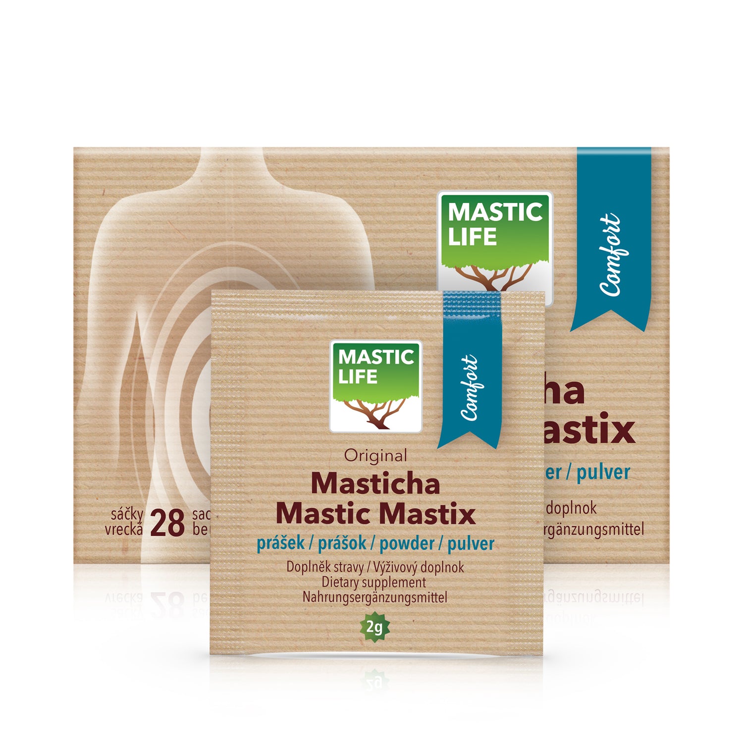 Mastyks Comfort (28 saszetek) Masticlife