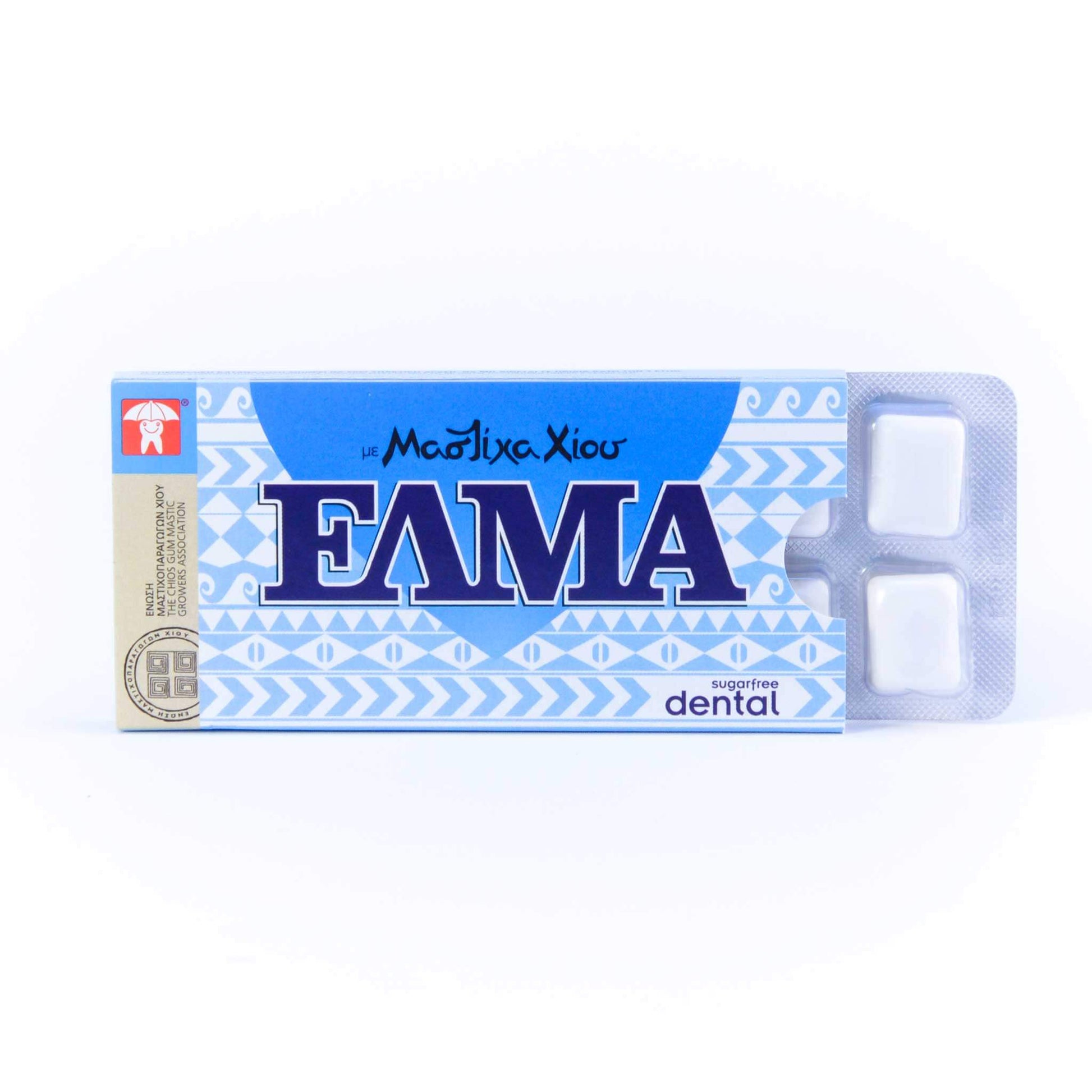 ELMA Dental - Guma do żucia z mastyksem, bez cukru, z fluorem