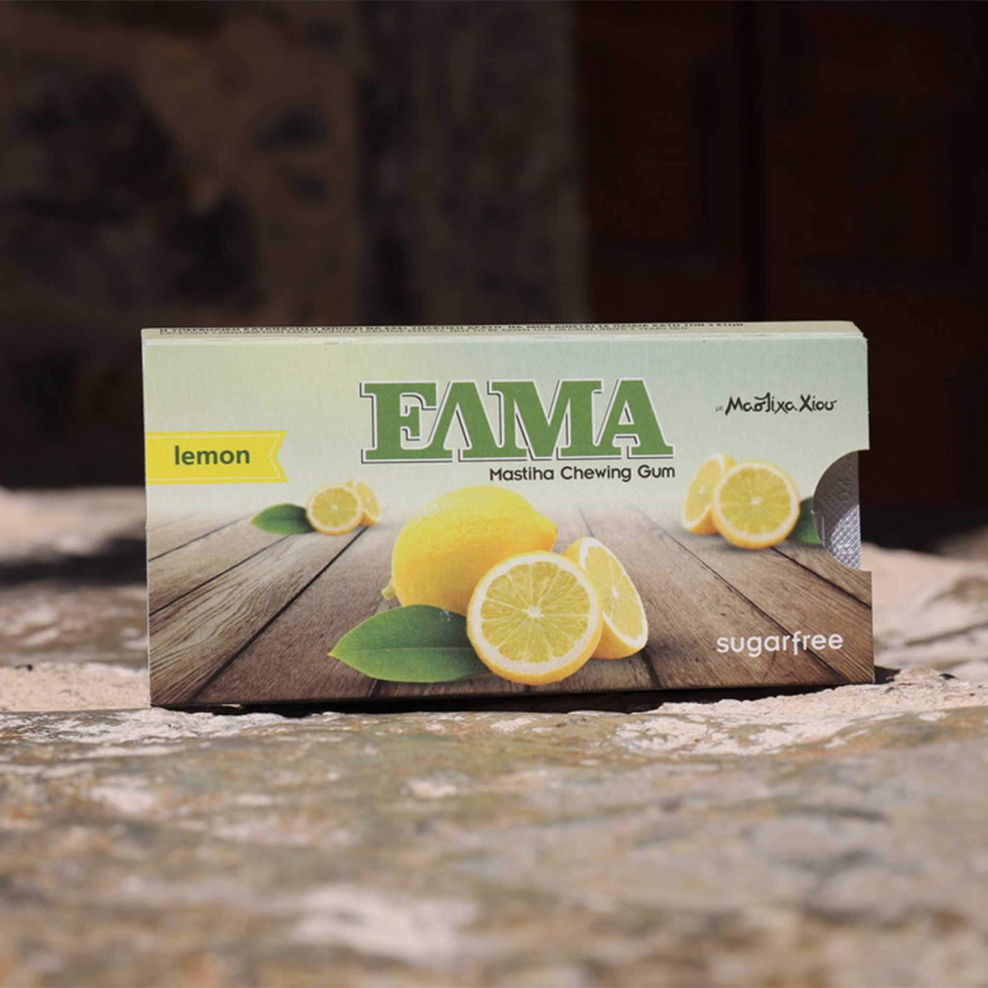 ELMA Lemon - Guma do żucia z mastyksem, bez cukru